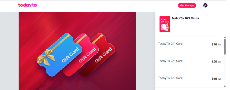 Choose your desired gift card amount Choose your desired gift card amount