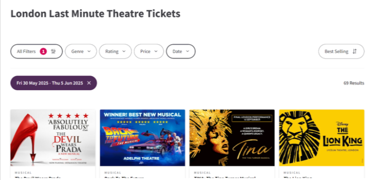 London Theatre Direct London Theatre Direct