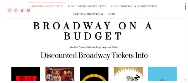 Broadway on a Budget