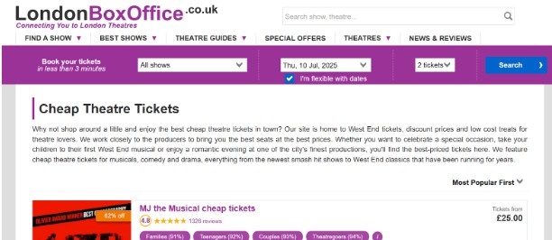 London Box Office London Box Office