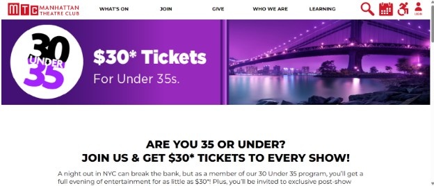 Manhattan Theatre Club 30 Under 35